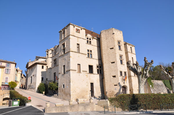 Castle of Château-Arnoux-Saint-Auban in Val de Durance