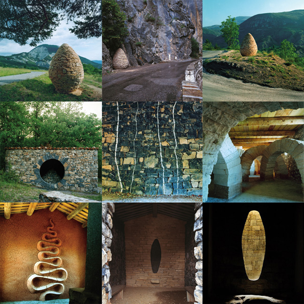 Refuge d'Art Andy Goldsworthy in Digne les Bains