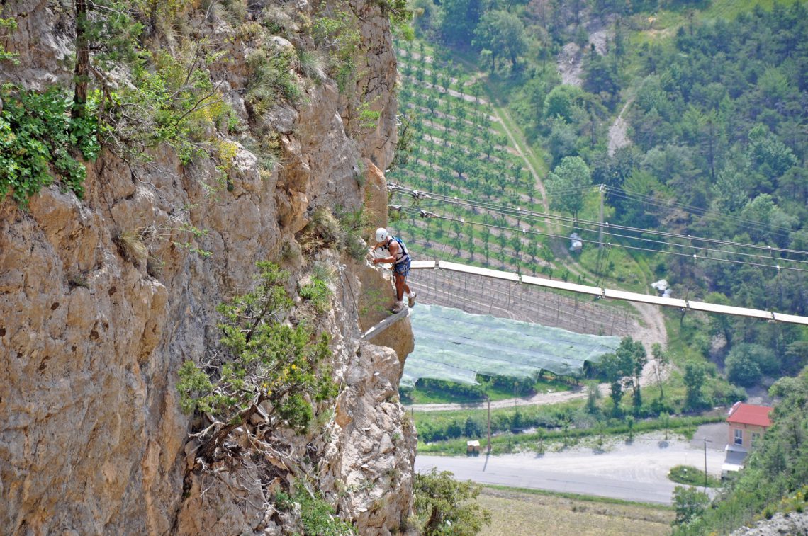 Via Ferrata of Grande Fistoire at Le Caire