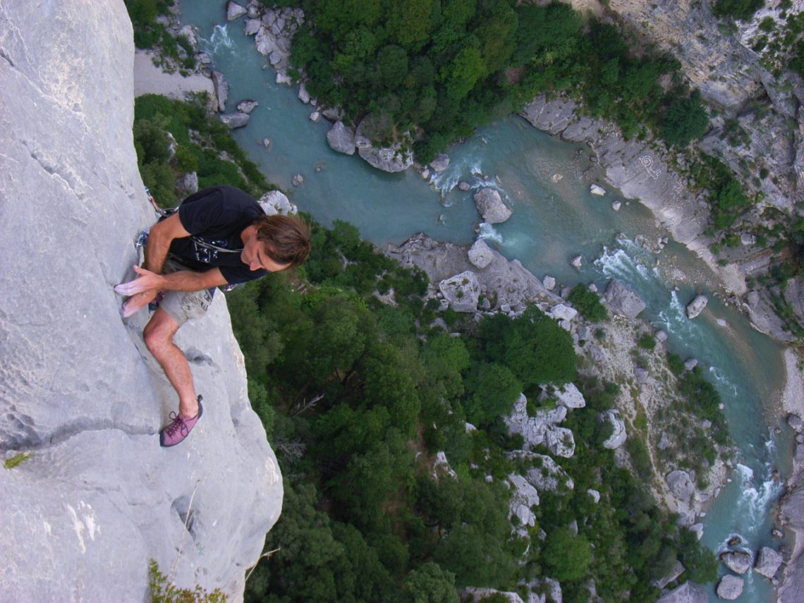 Climbing in Verdon ©Bruno Potié