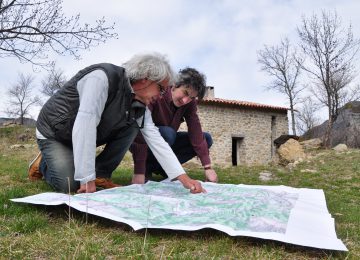 randonnée refuge d'art Vieil Esclangon