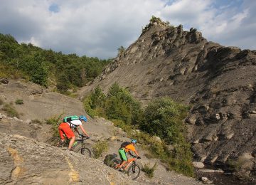 Digne-les-Bains et le pays dignois mountain biking site©Joseph Hermann