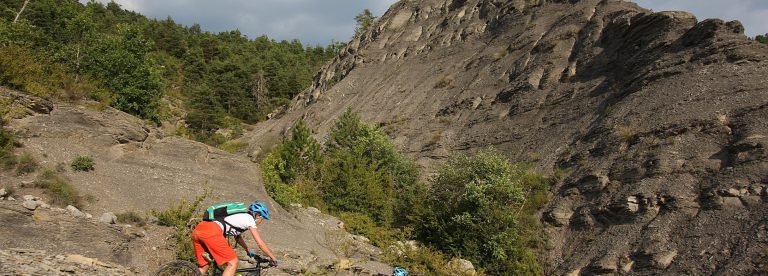 Digne-les-Bains et le pays dignois mountain biking site©Joseph Hermann