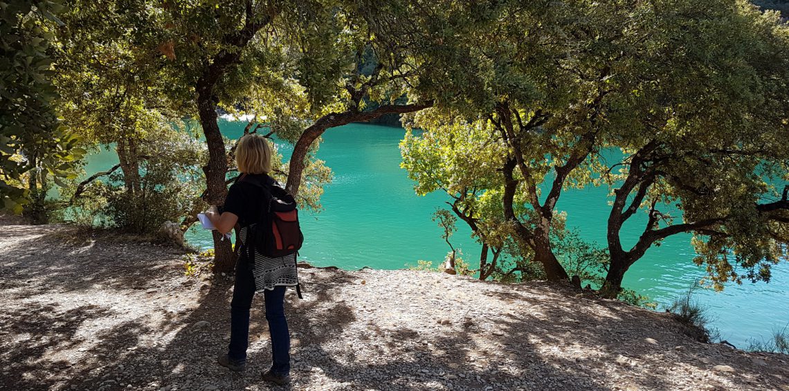 lake of Esparron-de-Verdon