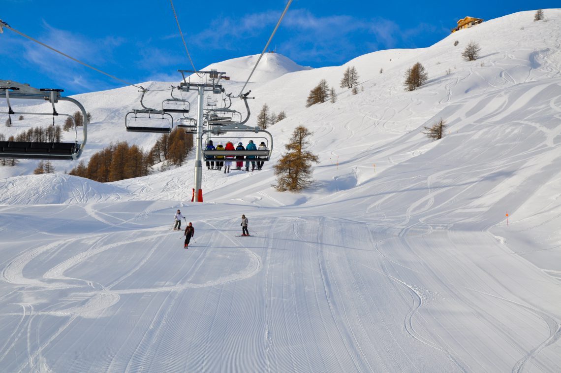 Ski resort Pra Loup Espace Lumière