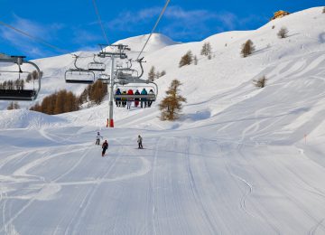 Ski resort Pra Loup Espace Lumière