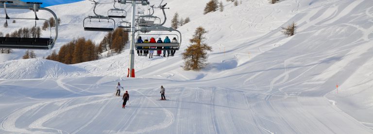 Ski resort Pra Loup Espace Lumière