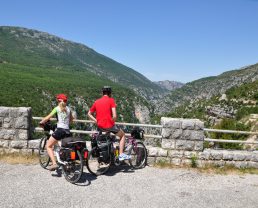 cyclotourisme sur la route des crêtes