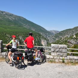 cyclotourisme sur la route des crêtes