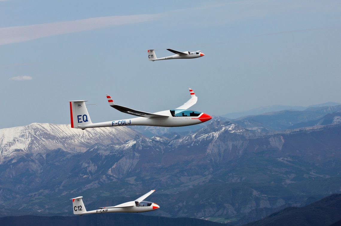 gliding in Val de Durance flying
