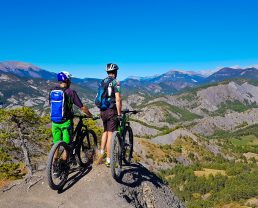 VTT dans les terres noires