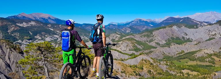 VTT dans les terres noires