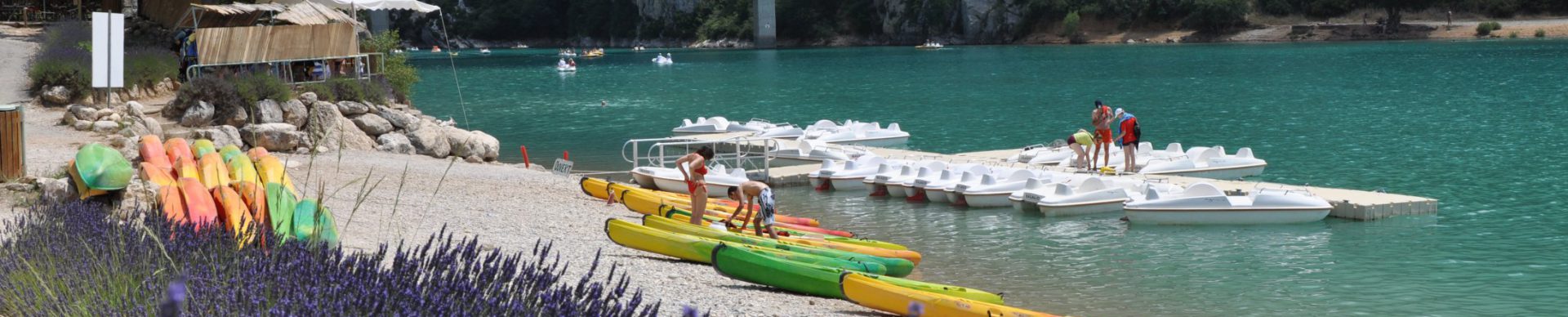 Lake of Sainte-Croix-du-Verdon Water sports providers