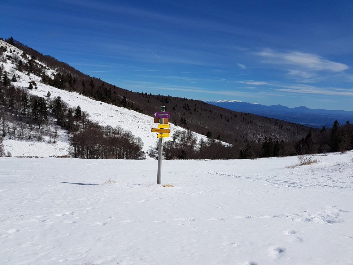 montagne de Lure en hiver ©OT Lure