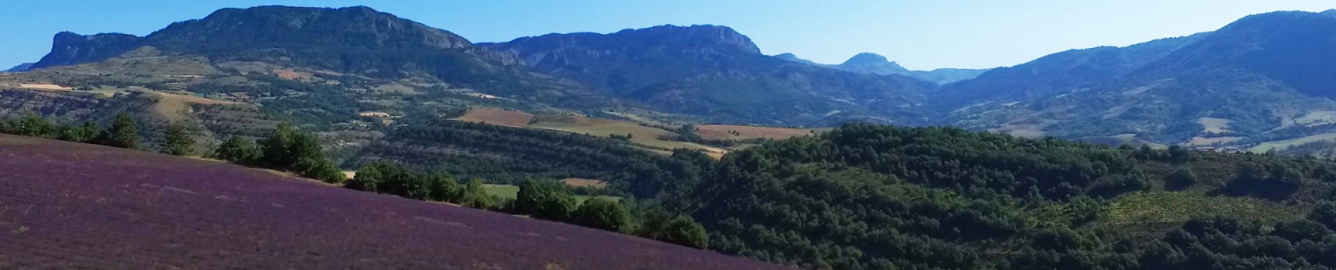 paysage de l'UNESCO Géoparc de Haute-Provence