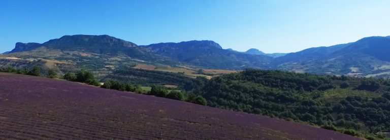 paysage de l'UNESCO Géoparc de Haute-Provence