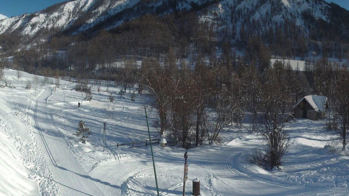 Webcam Saint-Paul-sur-Ubaye - nordic ski area - Haute Ubaye Valley