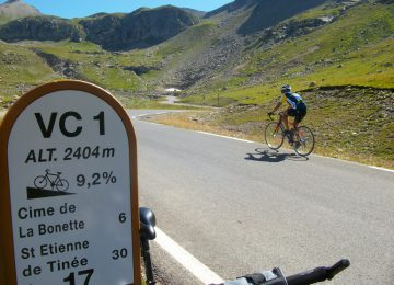 vélo col de la Bonette